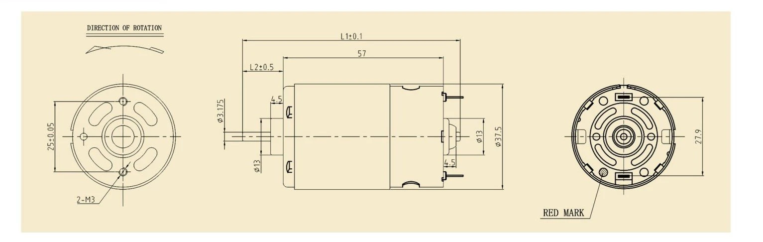 550SH motor outline 550SH motor outline