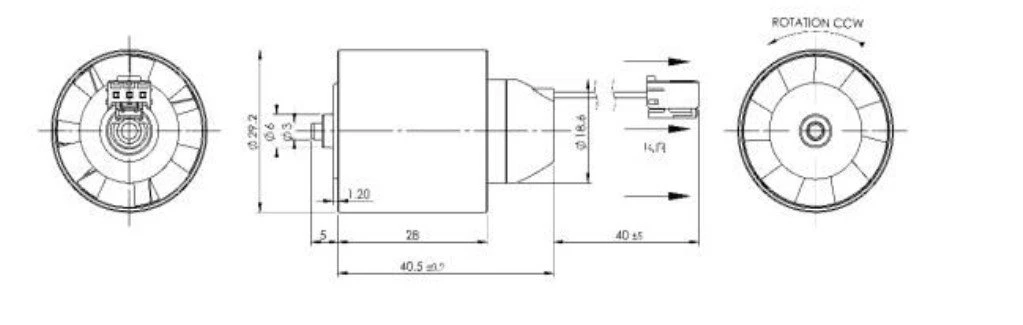 high speed blower outline